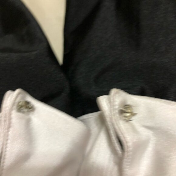 Black and White girls cuffed partial sleeves for dress up - Picture 6 of 7